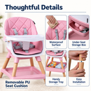 Baby Direct Convertible Wooden High Chair with Storage — product view 38