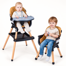 Baby Direct Convertible Wooden High Chair with Storage — product view 3