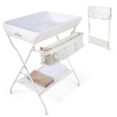 Folding newborn nursery organizer showcases a foldable design and sturdy construction, perfect for space-saving storage.