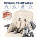 Baby Direct Adjustable Folding High Chair with Removable Tray — Beige, gallery image 3