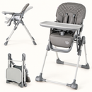 Baby Direct Adjustable Folding High Chair with Removable Tray — Grey, gallery image 12