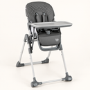 Baby Direct Adjustable Folding High Chair with Removable Tray — Grey, gallery image 15
