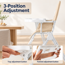 Baby Direct Compact Fold High Chair with Adjustable Tray, gallery image 5