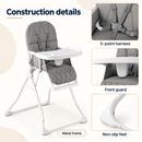 Baby Direct Compact Fold High Chair with Adjustable Tray, gallery image 17