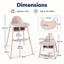 Baby Direct 4-in-1 High Chair with Double Tray, gallery image 5