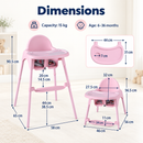 Baby Direct 4-in-1 High Chair with Double Tray, gallery image 25