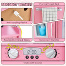 Pink Play Tent and Wooden Kitchen Set with Mat – Pink