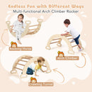 Wooden Climbing Set with Six Foam Play Blocks – product view