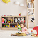 Kids Bookshelf & Toy Shelf, Storage Cabinet w/ 5 Compartments for Organizing Toys, Dolls product image 2