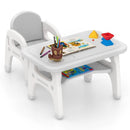 Kids Table and Chair Set, Kids Activity Table w/Cute Dinosaur Shape Chair