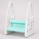 Blue two-step toddler stool
