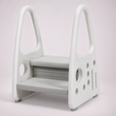 Grey two-step toddler stool