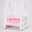 Pink two-step toddler stool