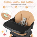 9-in-1 convertible wooden high chair - black gallery image 8