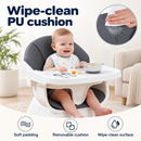 Baby Direct Convertible Wooden High Chair and Booster — Grey, gallery image 8