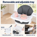 Baby Direct Convertible Wooden High Chair and Booster — Grey, gallery image 10