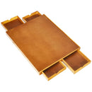 Wooden Jigsaw Puzzle Board with Four Drawers – Natural