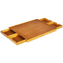 Wooden Jigsaw Puzzle Board with Four Drawers – Natural