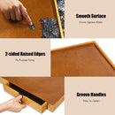 Wooden Jigsaw Puzzle Board with Four Drawers – Natural