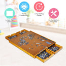Wooden Jigsaw Puzzle Board with Four Drawers – Natural