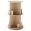 Kids Rotating Bookshelf, Cute 2-tier Kids Bookcase with Bookends & 8 Compartments product image 1