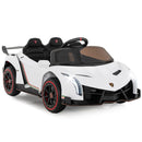 Baby Direct Licensed Lamborghini 4WD Kids Ride-on Sports Car for Kids in White