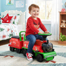 Baby Direct Ride on Train with Carriage 6V 2-Seater Battery Powered Ride on Toy with Under-Seat Storage in Green
