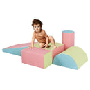 5-Piece Foam Climb and Crawl Playset – Pink