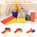 5-Piece Foam Climb and Crawl Playset – Multicolour