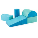 5-Piece Foam Climb and Crawl Playset – Blue
