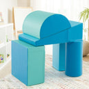 5-Piece Foam Climb and Crawl Playset – Blue