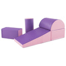 5-Piece Foam Climb and Crawl Playset – Purple