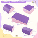 5-Piece Foam Climb and Crawl Playset – Purple