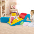 5-Piece Foam Climb and Crawl Playset – Red