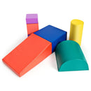 6-Piece Foam Climb and Crawl Activity Set – Red