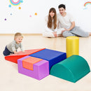 6-Piece Foam Climb and Crawl Activity Set – Red