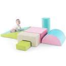 6-Piece Foam Climb and Crawl Activity Set – Green