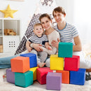 12-Piece Soft Foam Building Blocks Set – Multicolour
