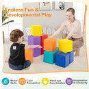 12-Piece Soft Foam Building Blocks Set – Multicolour