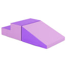 2-Piece Foam Step and Slide Playset – Purple – Purple