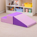 2-Piece Foam Step and Slide Playset – Purple – Purple