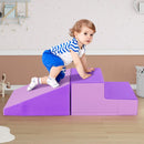 2-Piece Foam Step and Slide Playset – Purple – Purple