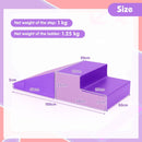 2-Piece Foam Step and Slide Playset – Purple – Purple