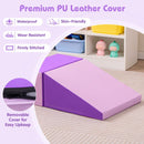 2-Piece Foam Step and Slide Playset – Purple – Purple