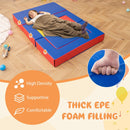 Brightly colored 4-in-1 children's sofa set with thick EPE foam filling, ideal for safe and comfortable playtime.