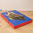 Colorful 4-in-1 multi-functional sofa set for kids, featuring a durable PU surface and soft EPE filling for safe play.