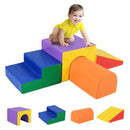 4-Piece Foam Tunnel Climbing Set – Multicolour