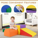 4-Piece Foam Tunnel Climbing Set – Multicolour