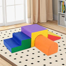 4-Piece Foam Tunnel Climbing Set – Multicolour