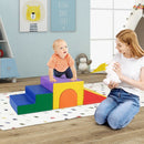 4-Piece Foam Tunnel Climbing Set – Multicolour